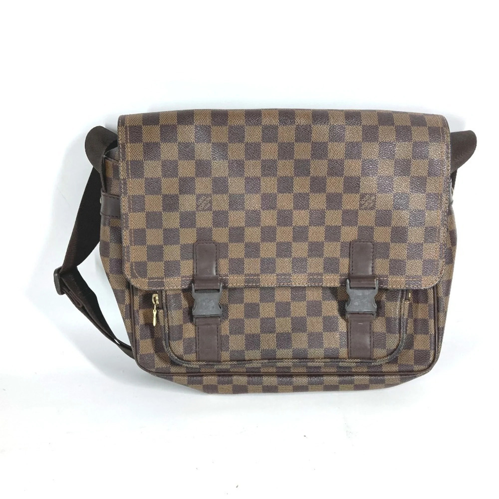 LOUIS VUITTON N51125 Damier Messenger Mervil Bag Crossbody Shoulder Canvas Wo...